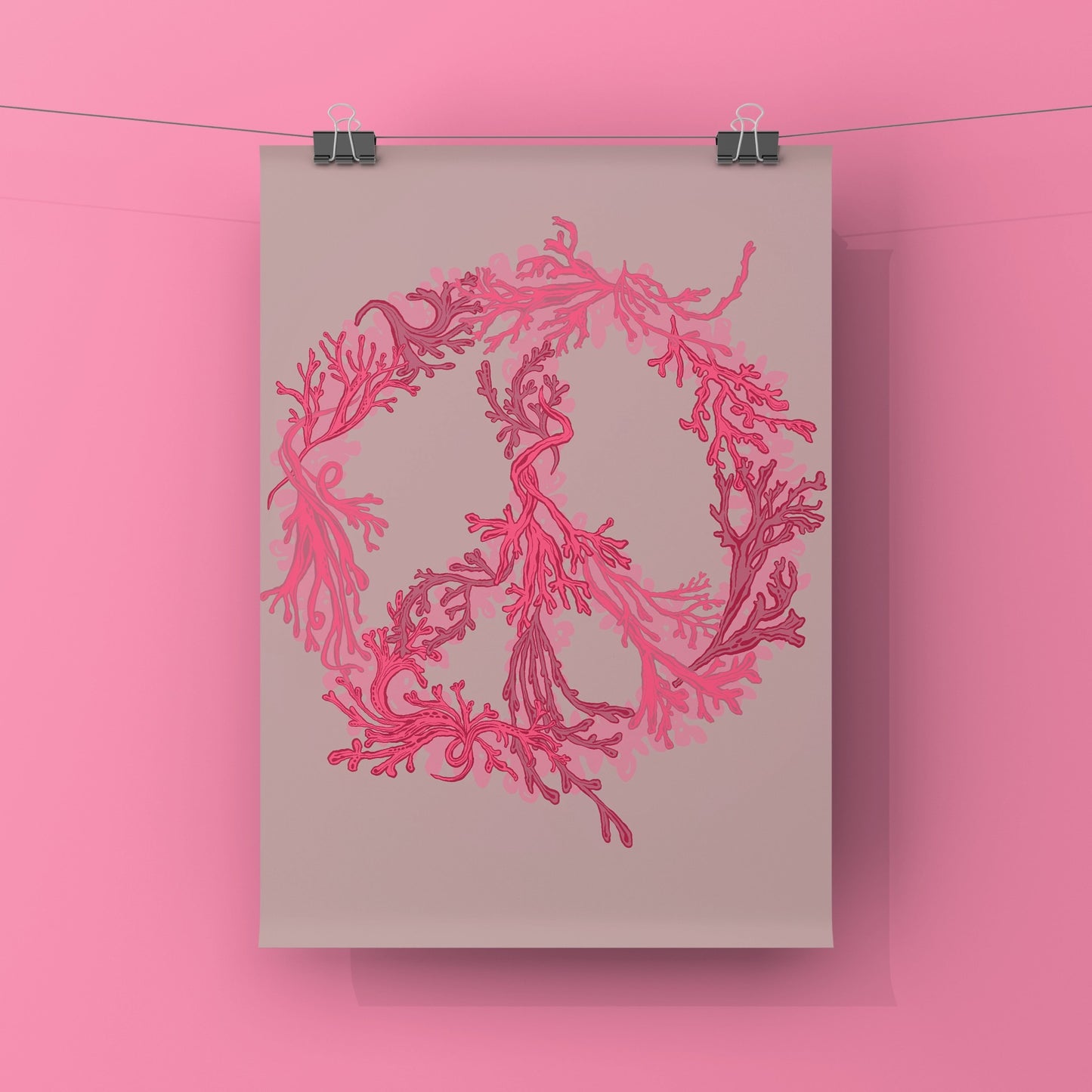 Seaweed Peace - Pink